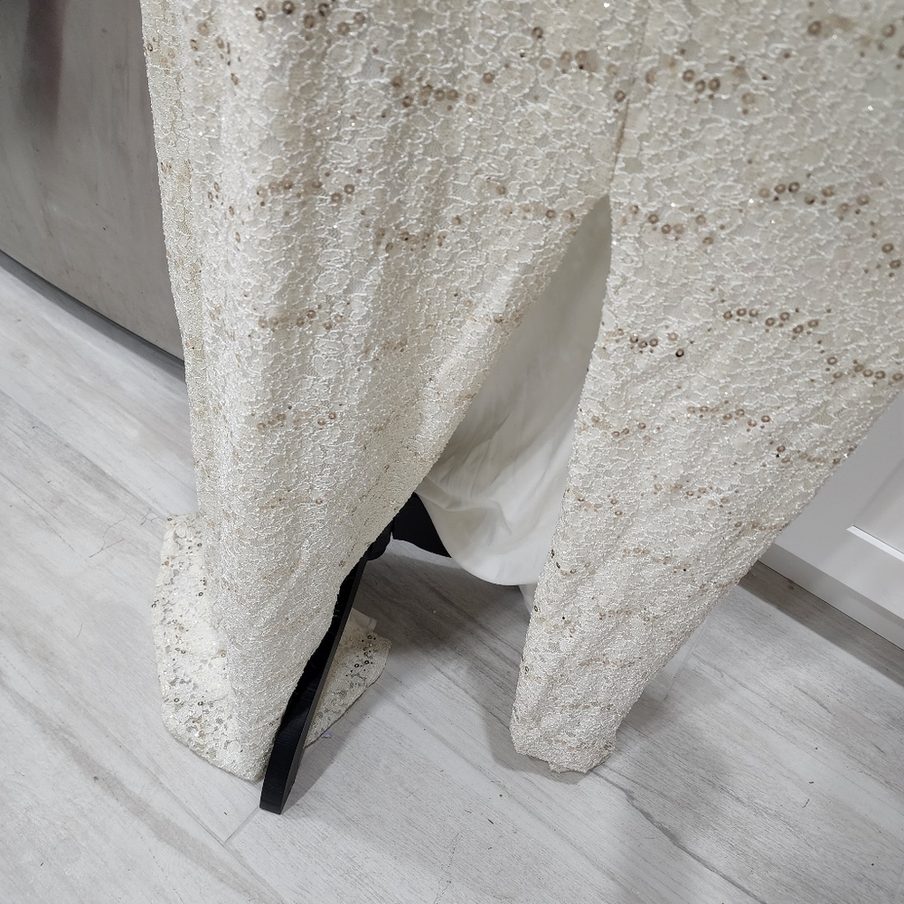Off white sequin gown - Picture 5 of 5